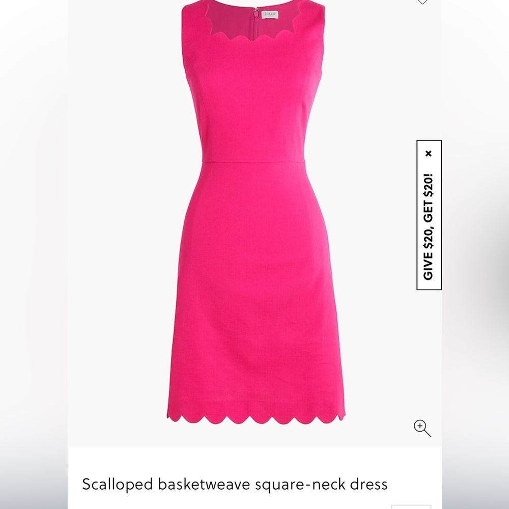 J. Crew Pink Sleeveless Dress